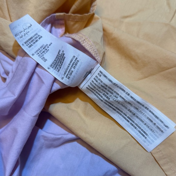 Abercrombie & Fitch Color Block Shirt Women’s X-Large Oversized Pastel - Picture 7 of 9